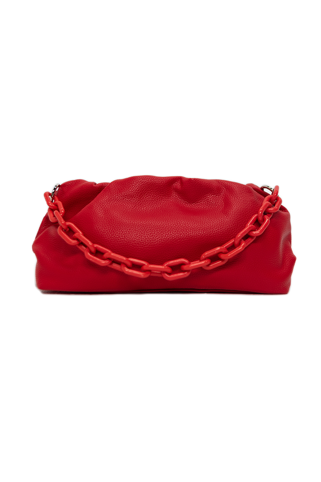 Leather Chain Clutch