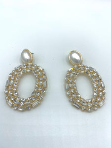 Stone Drop Earrings