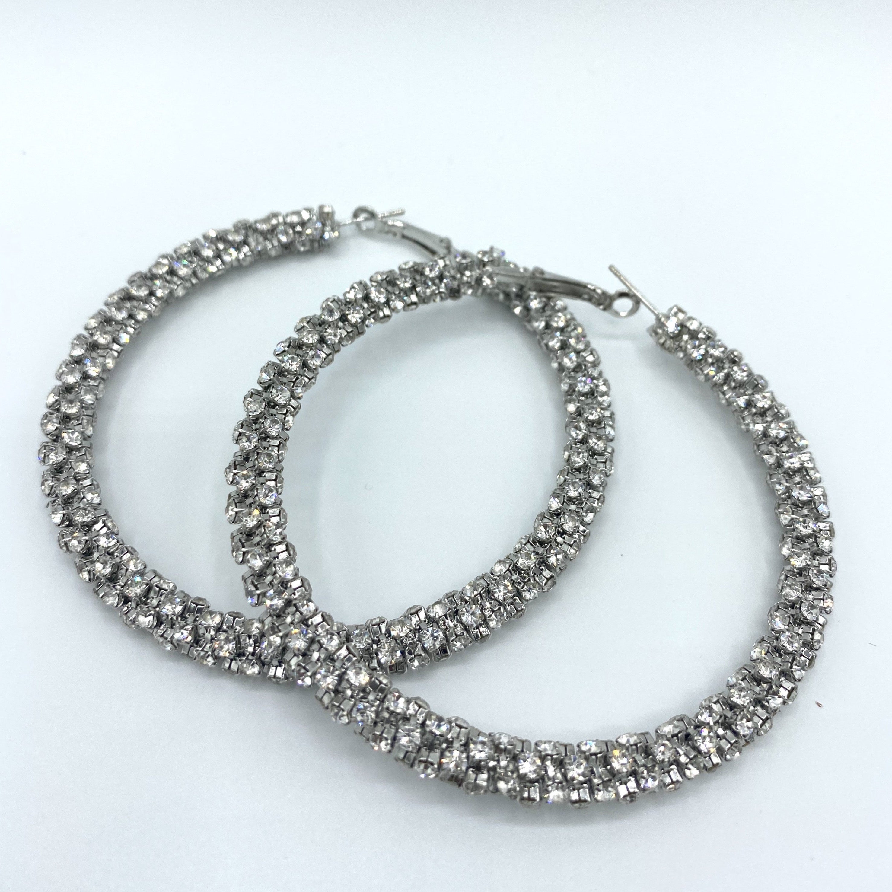 Rhinestone Hoops