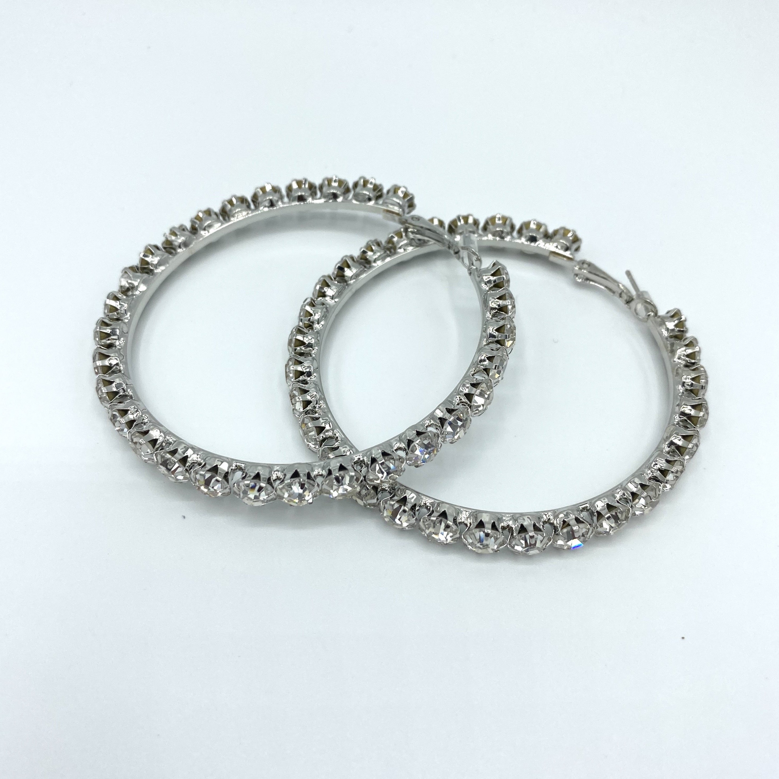 Silver Hoops